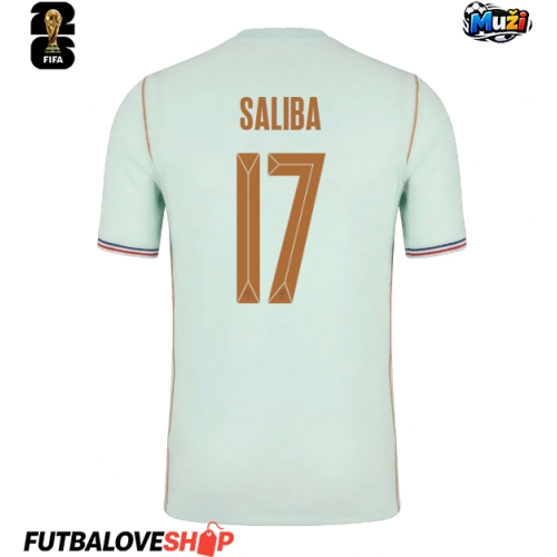 Dres Francúzsko William Saliba #17 Preč MS 2026 Krátky Rukáv